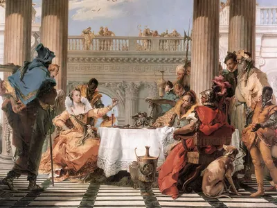 Regina Cleopatra a Egiptului, într-un tablou din secolul 18 - Foto: Profimedia Images (rol ilustrativ)
