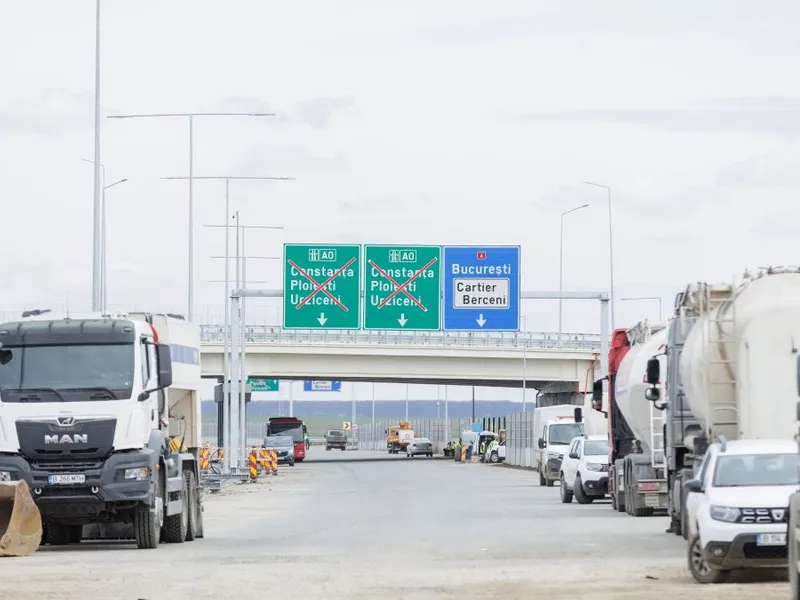 Autostrada Bucureşti, Lot 1 Glina - Vidra - Foto: INQUAM PHOTOS/Bogdan Buda (Imagine cu caracter ilustrativ)