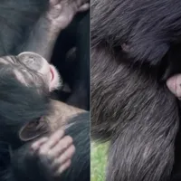 Cimpanzeul născut la grădina zoologică Chester - Foto: Facebook