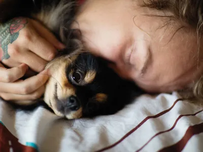 Persoană cu un câine - Foto: Pexels (Imagine cu rol ilustrativ)