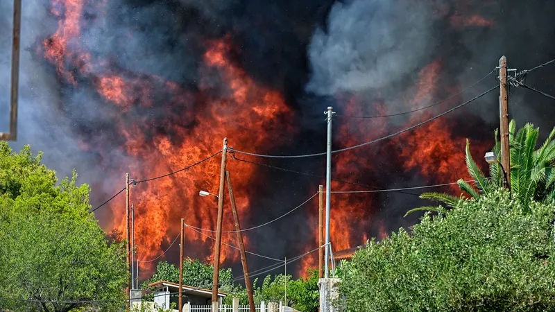 Incendii în Grecia - foto: Profimedia Images