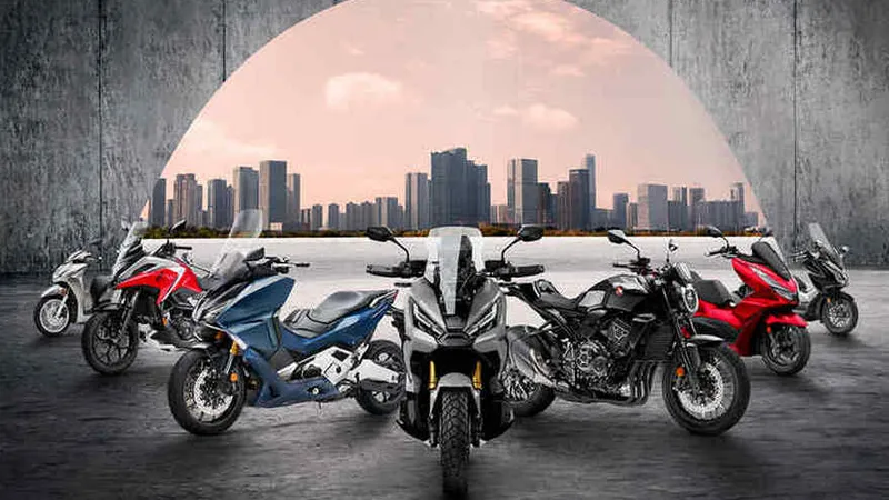 Piața auto a scăzut în 2021, dar cea moto a crescut cu 6,9%. BMW și Honda împart primul loc. / Foto: honda.co.uk