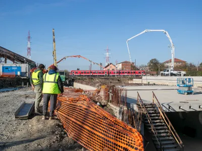 Muncitori - FOTO Inquam Photos / Virgil Simonescu