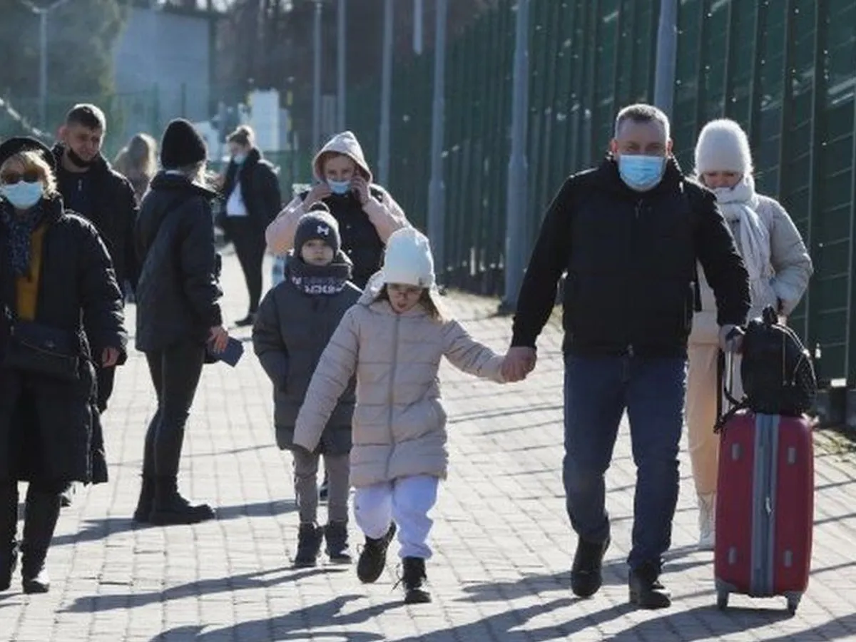 Peste 5.000 de refugiați din Ucraina au intrat, joi, în România în intervalul orar 00.00-16.00/FOTO: bbc.com