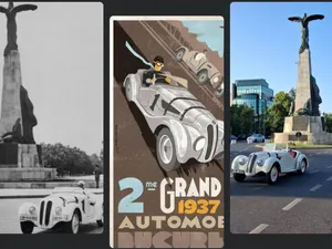 Bucureștiul, pe harta motorsportului mondial. Nu azi, ci cu 90 de ani în urmă. Nemții, siderați - Foto: colaj NW