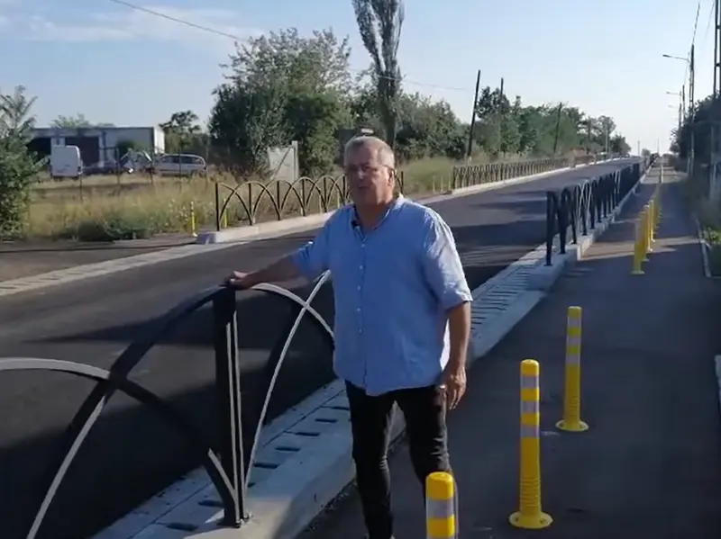 Mircea Dinescu, poezie despre pistele de biciclete din Sălcuța. / Foto: captură video