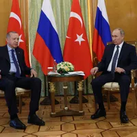 Președintele turc Erdogan și președintele rus Vladimir Putin- Foto: PROFIMEDIA IMAGES