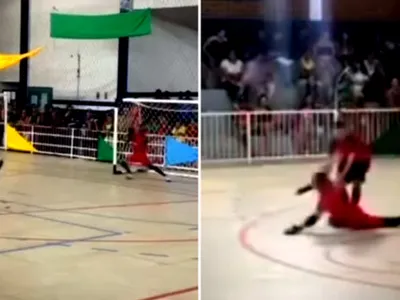 A apărat un penalty și peste câteva secunde a murit! Imagini cu puternic impact emoțional