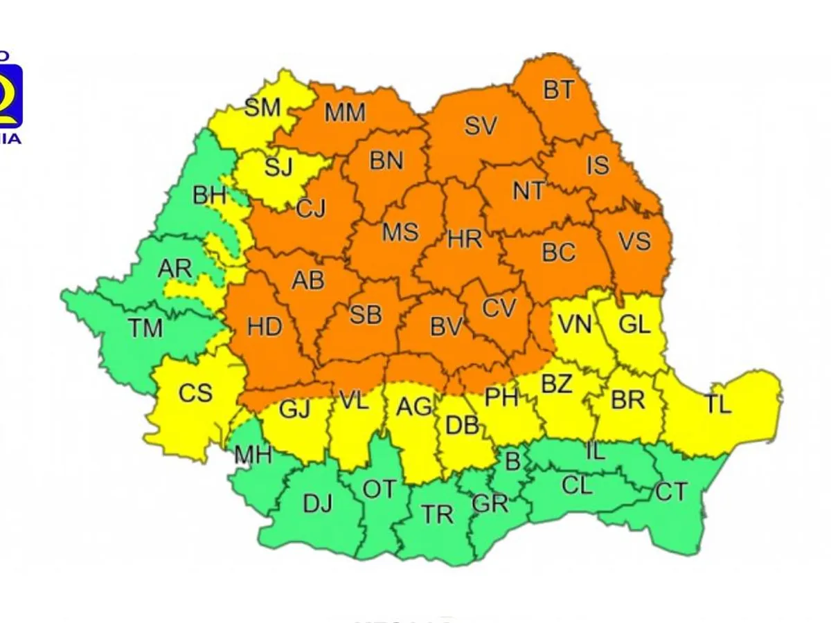 Foto: Facebook Administraţia Naţională de Meteorologie