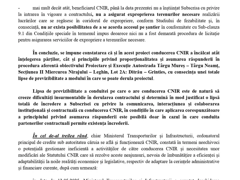Autostrada Unirii în pericol! UMB cere rezilierea a 2 contracte. Motivul? Nu vrea să achite garanția - Foto: Facebook / Asociația Pro Infrastructură