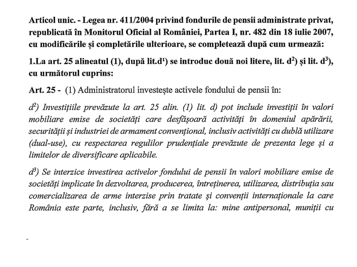 Legea care permite ca banii din Pilonul II să fie investiți în industria de apărare - Foto: Arhiva