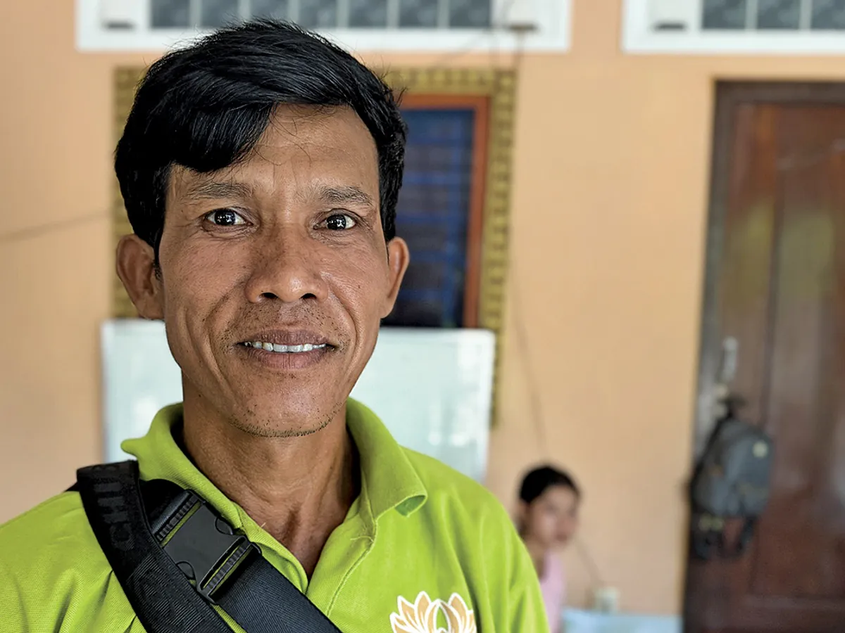 RECUNOSCĂTOR Sary se pregătește să se întoarcă acasă, în Cambodgia, după încetarea focului din iulie, facilitată de intervenția lui Trump