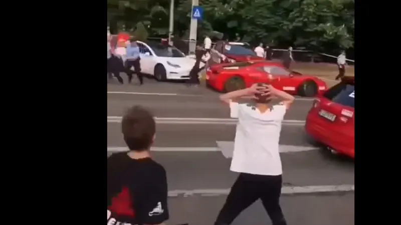 O tragedie a fost evitată în ultimul moment/ Foto: Facebook/Iubesc Ploiești (captură video)