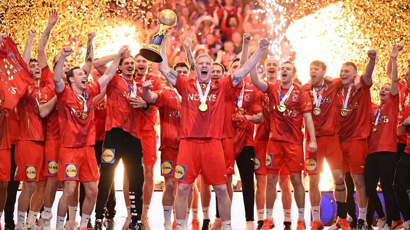 Vikingii scriu istorie la handbal. Danemarca câștigă al IV-lea titlu mondial consecutiv la masculin - Foto: Profimedia images