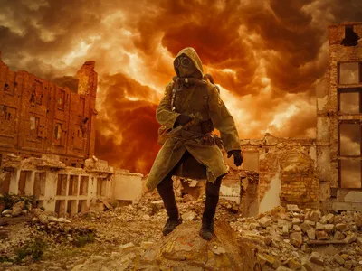 Imagine artistică a unei Apocalipse nucleare - Foto: Profimedia (rol ilustrativ)