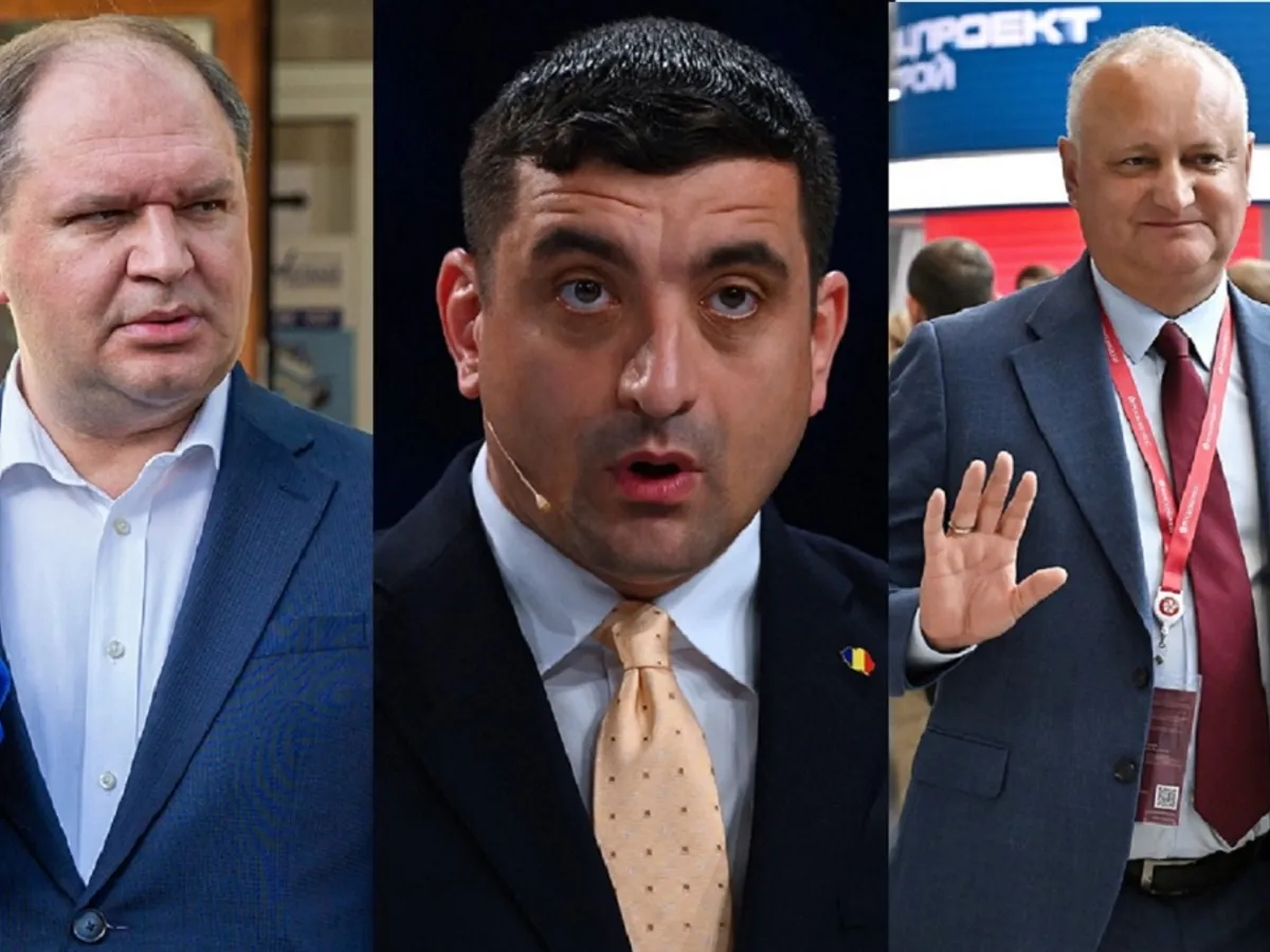 Pro rușii de la Chișinău Ceban și Dodon îl susțin pe George Simion. Se joacă ruleta rusească - Foto: Profimedia Images