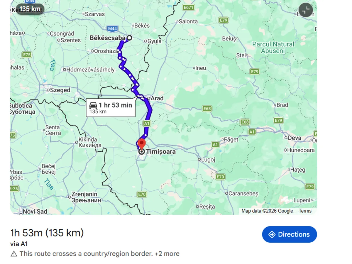 Posibil traseul al autostrăzii - Foto: google