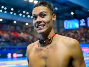 Cum l-au poreclit americanii pe David Popovici, după ”dubla” de aur de la Mondiale