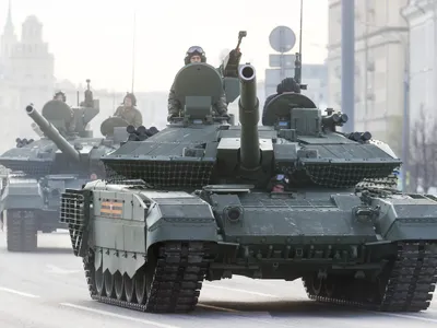 Soldații ucraineni au capturat în Harkov cel mai avansat tanc rusesc T-90M în stare perfectă - FOTO: Profimedia