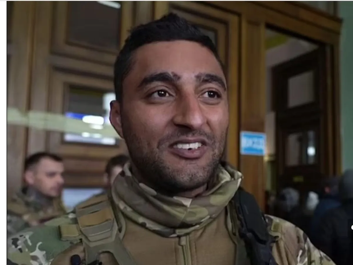 Fiul unui deputat britanic, foarte eficient într-o echipă a Legiunii străine din Ucraina/foto: captură video