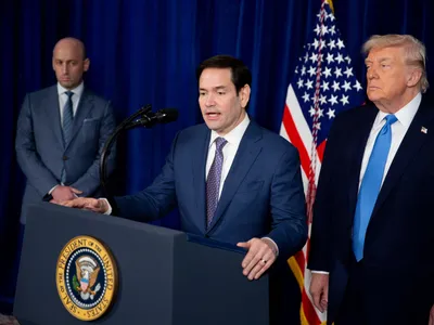 Marco Rubio și Donald Trump - Foto: Profimedia images