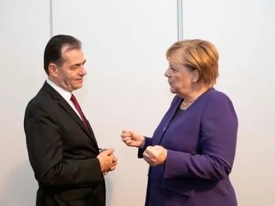 Ludovic Orban a avut o videoconferință cu Angela Merkel/FOTO: cvlpress.ro