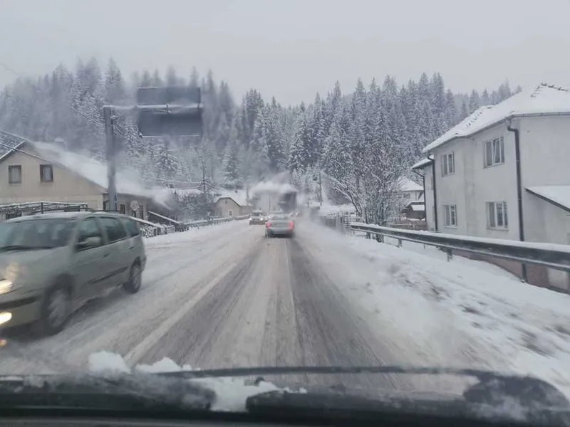 Trafic restricţionat pentru maşinile mai mari de 7,5 tone, pe DN 24 B/foto: whatsapp