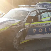 Autospecială nouă de poliție, implicată într-un accident grav în Vrancea, pe drumul morții E85 FOTO: monitorul de Vrancea