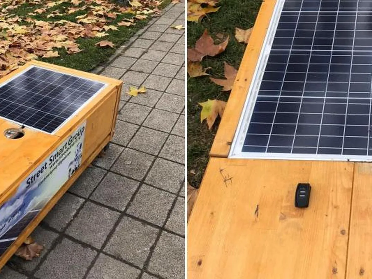 Oraşul în care băncile şi staţiile de autobuz smart au început să fie vandalizate - Foto: ziaruldebacau.ro