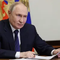 Vladimir Putin, la o întâlnire by remote cu membrii guvernului său - Foto: Profiimedia Images