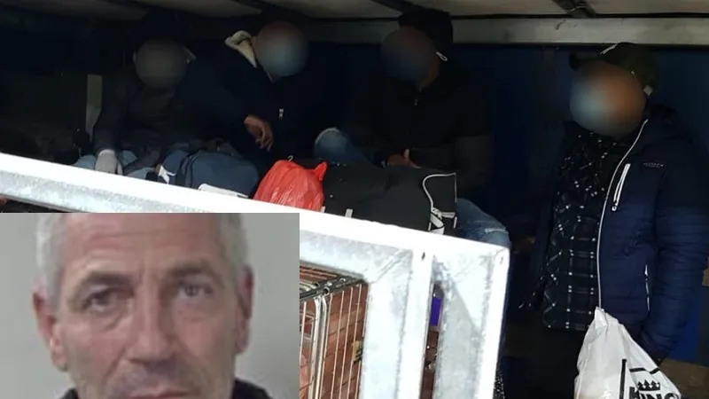 Sebastian Gabriel Podar a vrut să scoată mai mulți migranți din Anglia, printre care și un pedofil. Era la a doua tentativă de trafic de persoane Foto: National Crime Agency