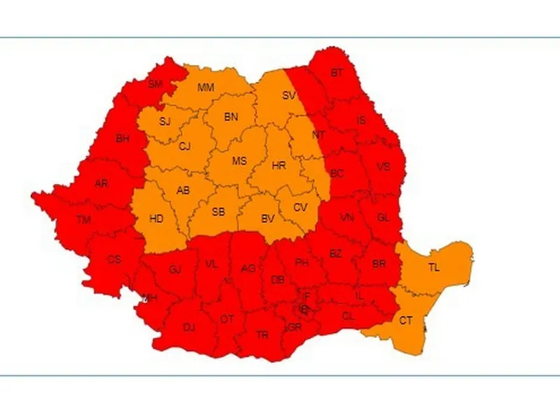 METEO România „arde”! Astăzi, temperaturile ajung și la 41 de grade Celsius la umbră. Sfaturi utile - Foto: ANM