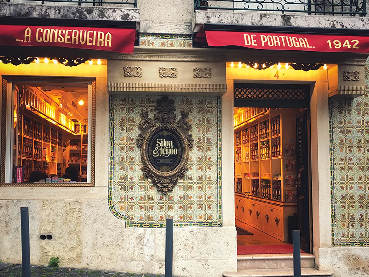 Magazin de conserve în cartierul Alfama