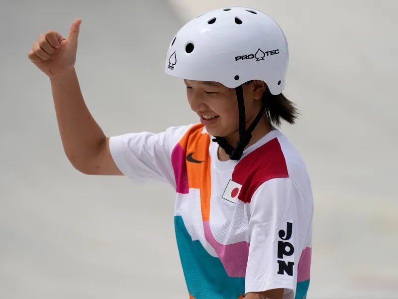 Japoneza Momiji Nishiya, 13 ani, prima campioană olimpică din istoria skateboard / cbc