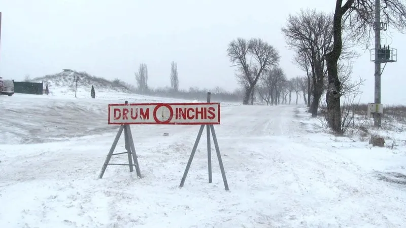 România, sub asaltul cilonului polar! Pot apărea probleme la alimentarea cu energie electrică - Foto: CNAIR/ Facebook