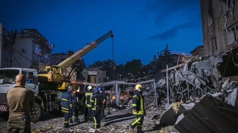 Atac cu rachete în Kramatorsk - Foto: Twitter/ @Militarylandnet