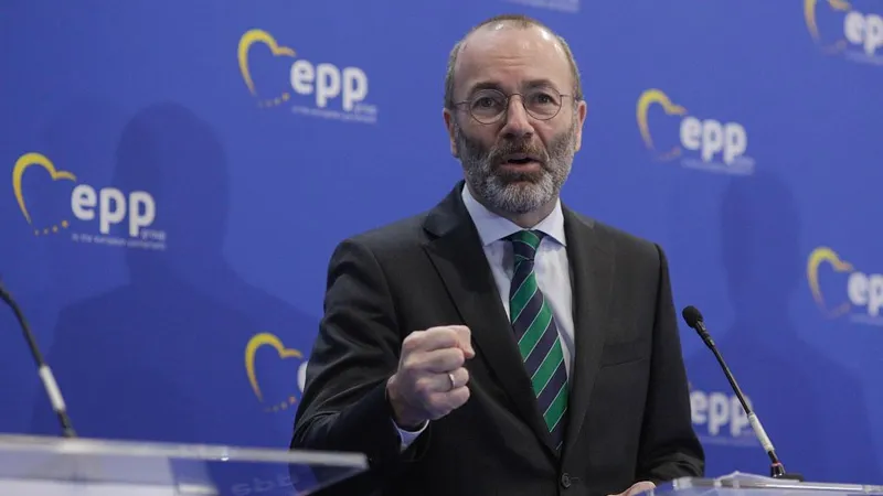 Manfred Weber, preşedintele PPE: Nicoale Ciucă, un lider care conduce puternic PNL - Foto: INQUAM PHOTOS / George Călin
