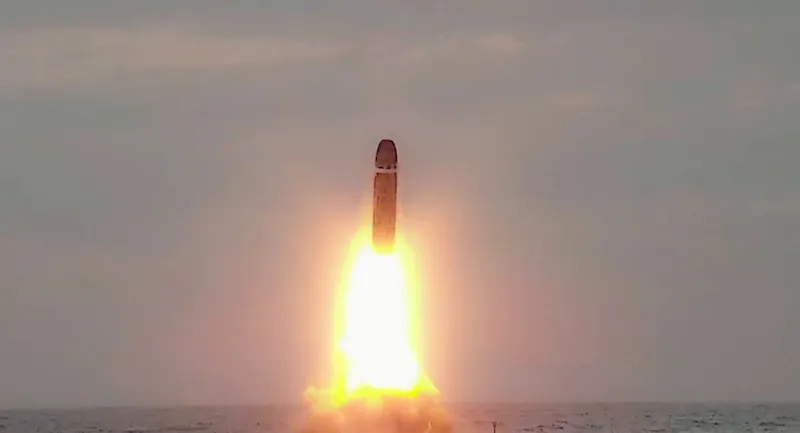 Lansarea ICBM M51.3. Foto: Ministère des Armées et des Anciens combattants