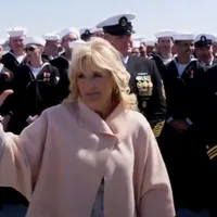Jill Biden a ajuns în România. S-a oprit la Baza Kogălniceanu, pentru a-i vizita pe soldaţii americani/FOTO: Twitter/ Jill Biden