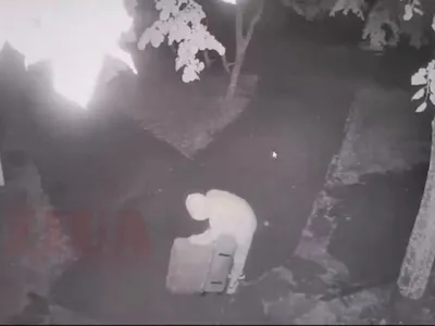 VIDEO Au apărut imaginile din noaptea crimei din Mangalia. Loredana cară singură geamantanul Foto: captură video