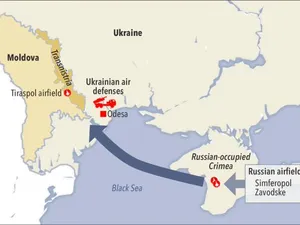 Moldova se teme de o posibilă invazie a Rusiei după ce bombardamentele s-au apropiat de Transnistria/FOTO: FOTO: Twitter/@visegrad24