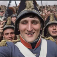 Selfie Napoleon de IA-Foto: swins