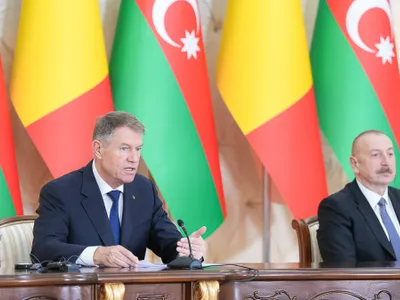 Iohannis și președintele azer - Foto: Facebook/Klaus Iohannis