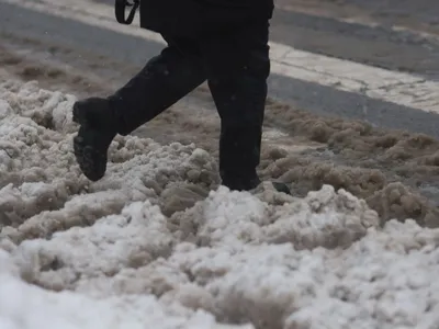Ce a rămas de la ultima ninsoare - Foto: INQUAM PHOTOS/George Călin