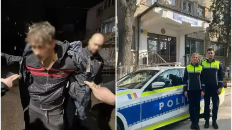 Doi soți polițiști au salvat un copil după ce propriul tatăl l-a răpit. Mama a sunat la 112 Foto: IPJ Vrancea