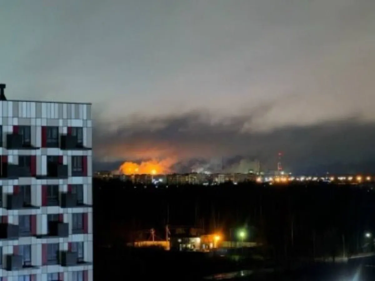 Explozie la fabrica chimică PJSC Acron din Veliky Novgorod - Foto: @NOELreports