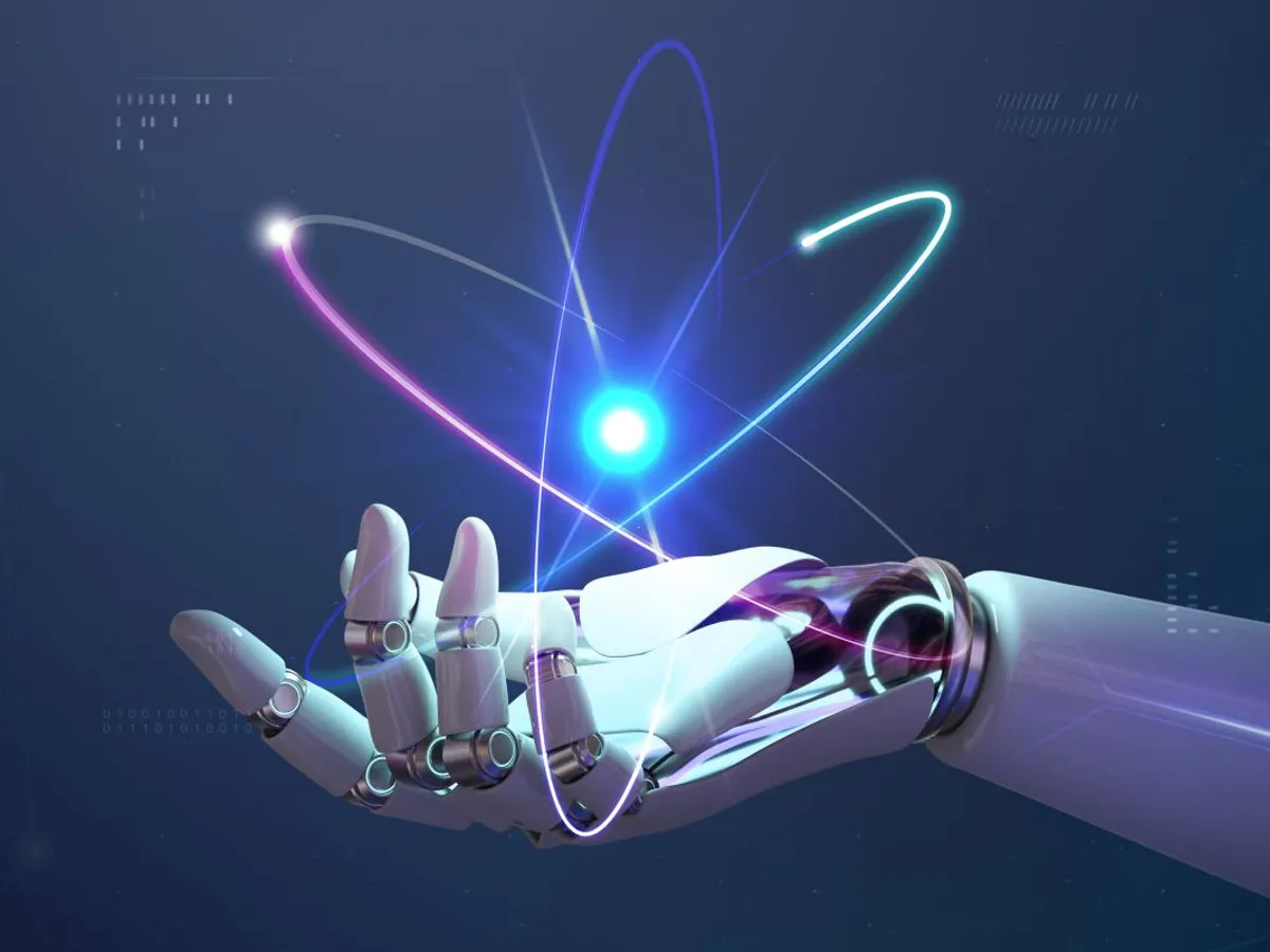 Mână robotică ţinând sub control energia nucleară - Foto: Magnific/rawpixel.com