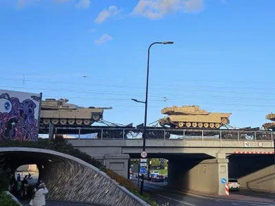 Tancuri Abrams desfășurate în Estonia - Foto: Military News