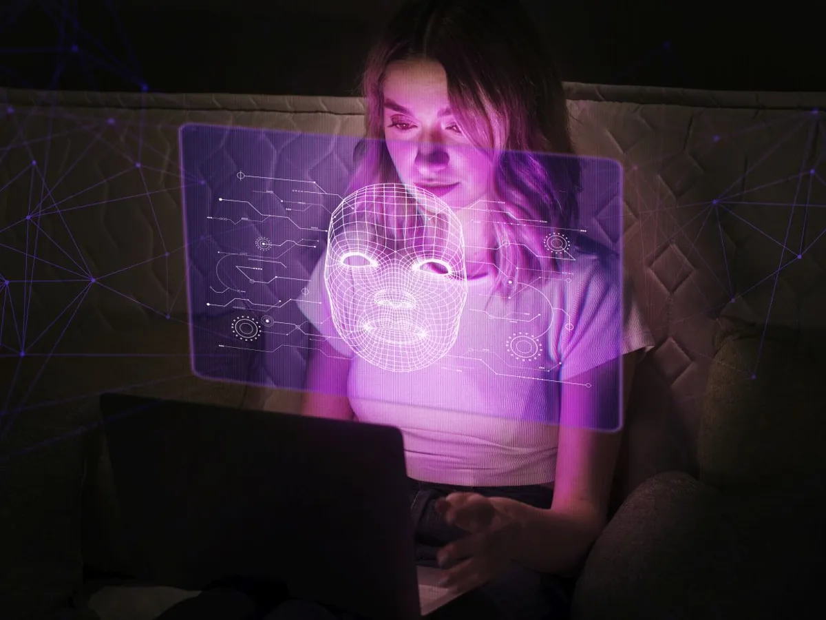Fată captivată de ceea ce urmăreşte pe Internet - Foto: Freepik/pikisuperstar