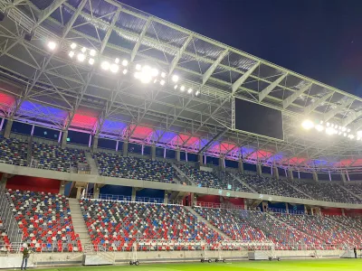 Noul Stadion Ghencea va fi inaugurat miercuri. Steaua București și OFK Belgrad vor deschide arena/FOTO: Facebook/CSASteaua